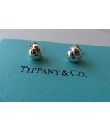 Tiffany &amp; Co. 18K White Gold Love Knot 9mm Stud Earrings New Backs &amp; Box... - £619.50 GBP