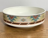Mikasa Intaglio Cimmaron Woven Basket Tribal Design Decor Bowl Seving Ve... - $14.69