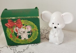 AVON Merry Mouse Zany Cologne .75oz 1970&#39;s Perfume Bottle W/ Box   Christmas VTG - £8.69 GBP