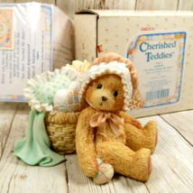 Cherished Teddies 950475 JASMINE - You Have Touched My Heart - Bear With Basket - £8.50 GBP