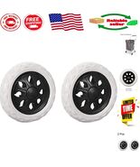 Universal Fit 6.5 Inch Black Rubber Foaming Shopping Cart Wheels, 22lbs ... - $403.20 MXN