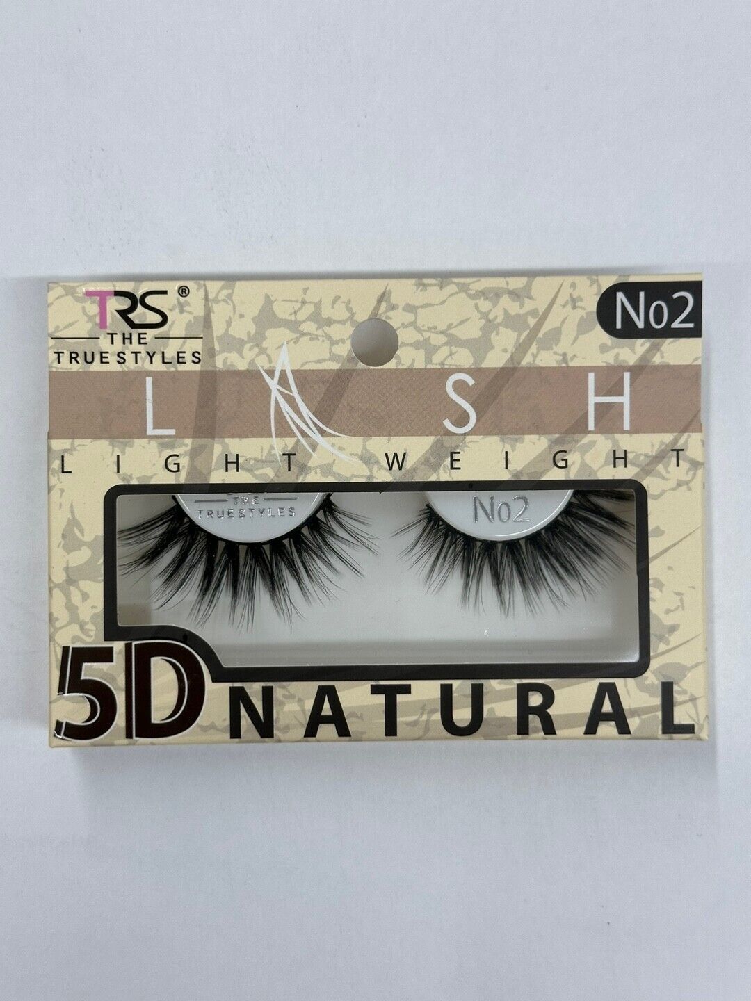 TRS LIGHTWEIGHT 5D NATURAL LASHES - #N02 - $1.59