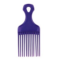 Vintage 1980s Large Purple Color Hair Pick Lift Comb 6.75” USA Patent 43... - $202.39 MXN
