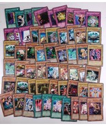 Lot of 57 YuGiOh Cards: Commons, 7 Rares, Familiar Possessed, Spells, Traps - £6.92 GBP