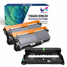 Dr630 Drum Unit + 2 X Tn660 Toner For Brother Hl-L2320D Hl-L2360Dw Hl-L2... - $59.99