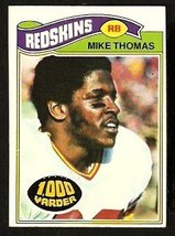 Washington Commanders Mike Thomas 1977 Topps Football Card #115 g/vg - £0.37 GBP