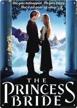 Princess Bride Movie Westley &amp; Buttercup Poster Image Metal Sign 8.25 x 11.5 NEW - £4.67 GBP