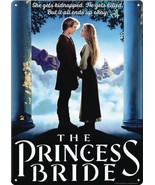 Princess Bride Movie Westley &amp; Buttercup Poster Image Metal Sign 8.25 x ... - £4.70 GBP