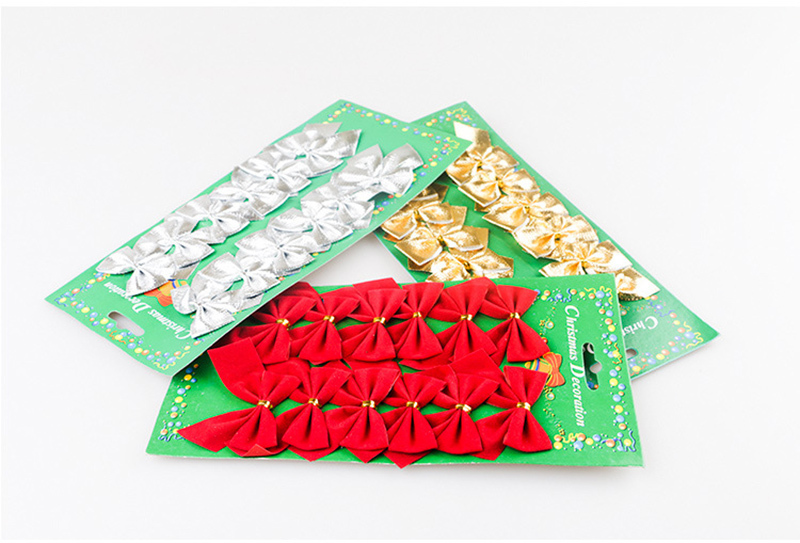 Pretty Bow Tie Christmas Tree Ornaments Christmas Pendant Tree Decoratio... - $1.99