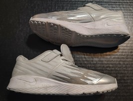 Nike Star Runner Sneakers TDV 907256 003 sz 3 Youth Platinum White Shoes - £9.46 GBP