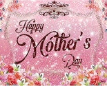 Mother&#39;S Day Background Mom Background Pink Floral Stars Picture Backgro... - £18.09 GBP