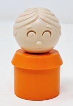 Tupperware Tuppertoy Figure Orange Woman Noah&#39;s Ark 1735B-4 VTG Dart Ind... - $4.39
