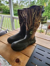 Gator Waders Men&#39;s Omega Flow Waterproof Rubber Boots Mossy Oak Camo Lik... - $109.00