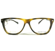 HUGO BOSS Naranja BO0088 005L Gafas Monturas Carey Redondo Full Borde 52-13-140 - £48.28 GBP