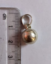 999 Pure Silver Hindu Religious Solid Silver Ball Pendant 4.8-5.2 gm, 9-... - $503.05 MXN