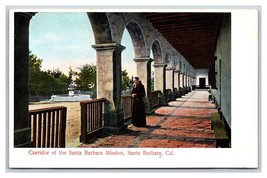 Mission Corridor Santa Barbara CA California UNP DB Postcard Q20 - £2.18 GBP