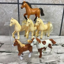 Spirit Riding Free Horse Toys Lot Of 6 Figures McDonalds Pony Cake Toppers - £11.59 GBP