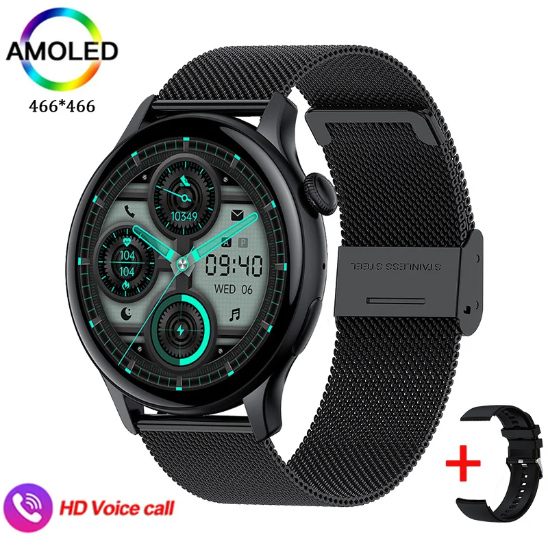 For New Smartwatch 1.43 Inch Full Screen Bluetooth Call Heart Rate Sleep... - $93.05