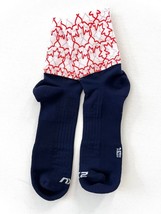 2XU Compression Canada Leaf Custom Cycle Socks Navy ( L )  - £49.68 GBP