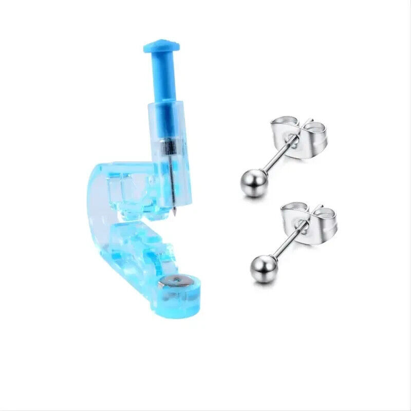 3pcs Ear Piercing Gun Earrings Kit Tool Disposable Set Stainless Steel S... - $9.80