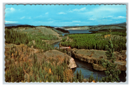 Yukon River Whitehorse Miles Canyon Schwatta Lake Aerial View Postcard U... - £3.83 GBP