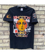 Kingston Mines Chicago 2 Sided 100% Cotton Black Blues T-Shirt Size S - £19.33 GBP