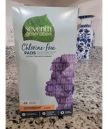 Seventh Generation Chlorine Free Pads Ultra Thin with Wings Overnight 28... - $49.49