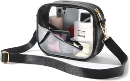 Clear Bag Stadium Approved, Crossbody Transparent Bag for Concerts Sports Events - £14.13 GBP