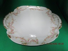 Antique Theodore Haviland France Limoges Floral Tray 11 X 10&quot; ^^ - $123.75