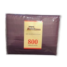 eBeddy 800 thread count Egyptian Cotton California King Sheet Set Plum Purple - £52.62 GBP