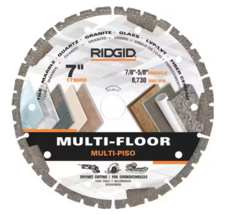 Ridgid 7 In. Multi-Flooring Diamond Blade Multi-Piso - $49.00