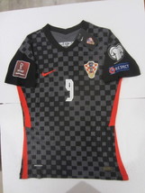 Andrej Kramaric Croatia World Cup Qualifiers Match Away Soccer Jersey 2021-2022 - £71.94 GBP