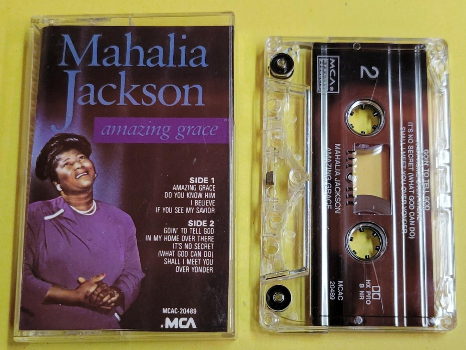 Amazing Grace by Mahalia Jackson (Cassette, 1988 MCA Records) - $5.93 Amazing Grace by Mahalia Jackson (Cassette, 1988 MCA Records) - $5.93