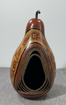 Edward Matheke Coiled Gourd Vessel Native American Carved Art Southweste... - £382.30 GBP