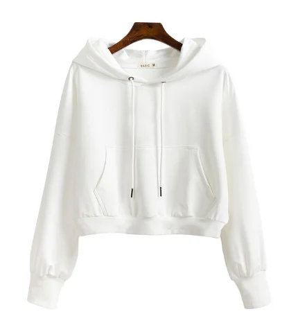 Autumn Top  Retro Sweater Women Ins Tide  Loose Student All Match Hooded Sweater - £71.81 GBP