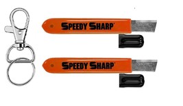 1 or 2 PACK Speedy Sharp Carbide Knife Sharpener, Key Chain &amp; Hook Ring ... - £12.36 GBP+