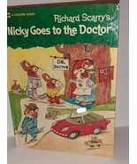 Richard Scarry&#39;s Nicky Goes to the Doctor, Big Golden Book, 1972, 2nd - £14.59 GBP