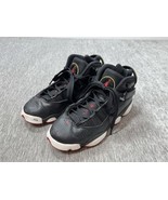 Nike Air Jordan 6 Rings (GS) Basketball Shoes Boys 5.5Y Black Red 323419... - $29.69