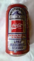 Coca Cola Classic Colorado Rockies 1993 Inaugural Season Can Pull tab on... - $0.99