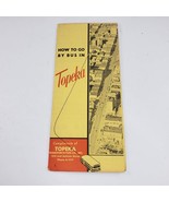 VIntage Topeka Transportation Company Kansas Bus Brochure How To Go By B... - £37.56 GBP