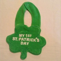 St Patricks Day Carters bib infants one size My First green - £9.51 GBP