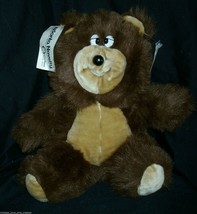 14&quot; Vintage Atlanta Novelty Gerber Brown Tan Teddy Bear Stuffed Animal Plush Toy - £44.70 GBP