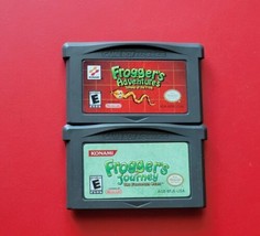 Frogger&#39;s Adventures Temple of the Frog + Forgotten Relic Game Boy Advance Games - £18.75 GBP