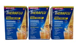 Severe Cold Relief 6 Packets Honey Ginger Pack of 3 Exp 2025 - £20.86 GBP