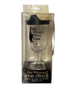 Vintage Old Whineys Wine Glass Adult Sippy Cup with Lid Old Age Gag Gift - $19.79