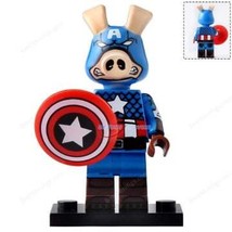 Captain America Spider-Ham Marvel Spider-Man Minifigures Block Toy Gifts... - $9.98