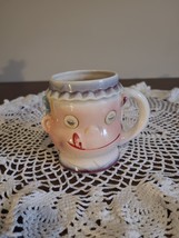 Rare Vintage Yum Yum Girl Coffee Cup Mug With Lenticular Eyes Japan Collectible - £33.59 GBP