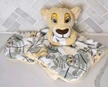 Disney Baby Lion King Simba Blanket Yellow Green White Jungle Leaves Lov... - £10.06 GBP