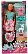 Simba Toys Steffi Love &amp; Kitty Love Color Change Doll Playset Age 3 &amp; Up - £19.97 GBP