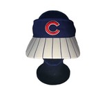 Vintage Chicago Cubs Pinstripe Visor Hat Adjustable Strapback - $14.25